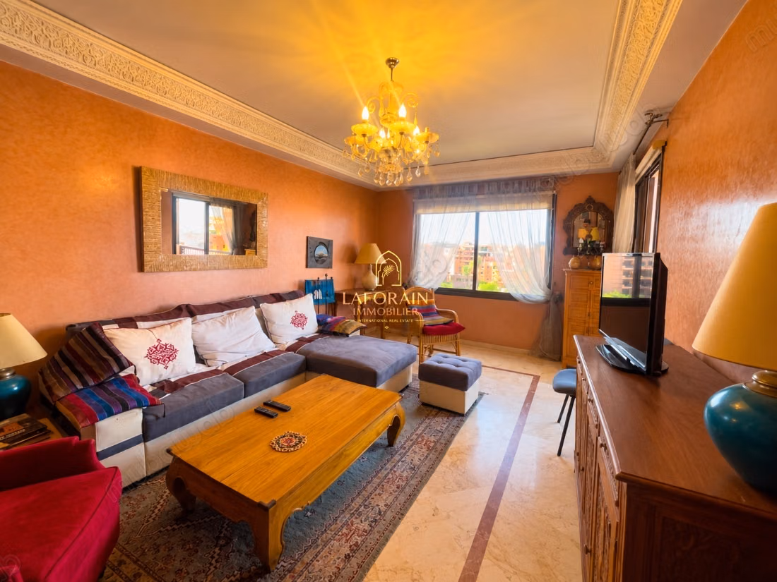 Appartement meublé à vendre à Guéliz