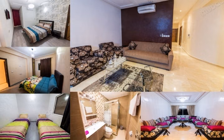Appartements à louer en Centre. 
5 pièces confortables. 
Antenne parabolique, résidence sécurisée