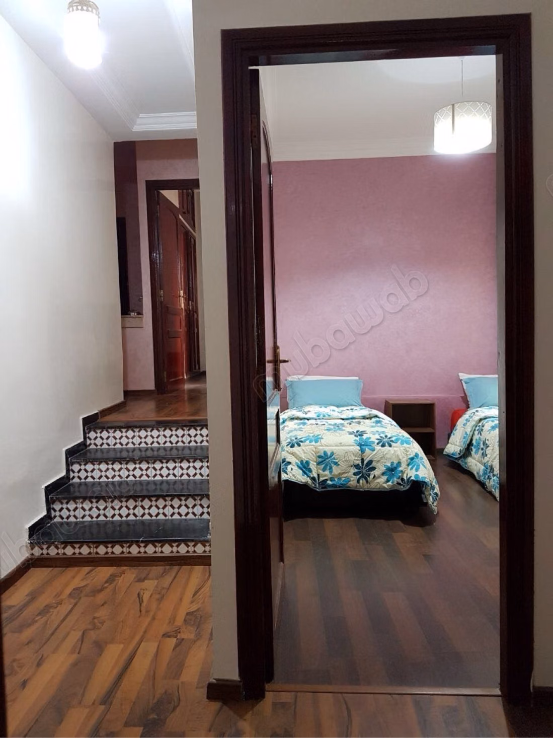 Location d'un appartement en Centre. Superficie 135 m². Salon typique marocain, résidence sécurisée
