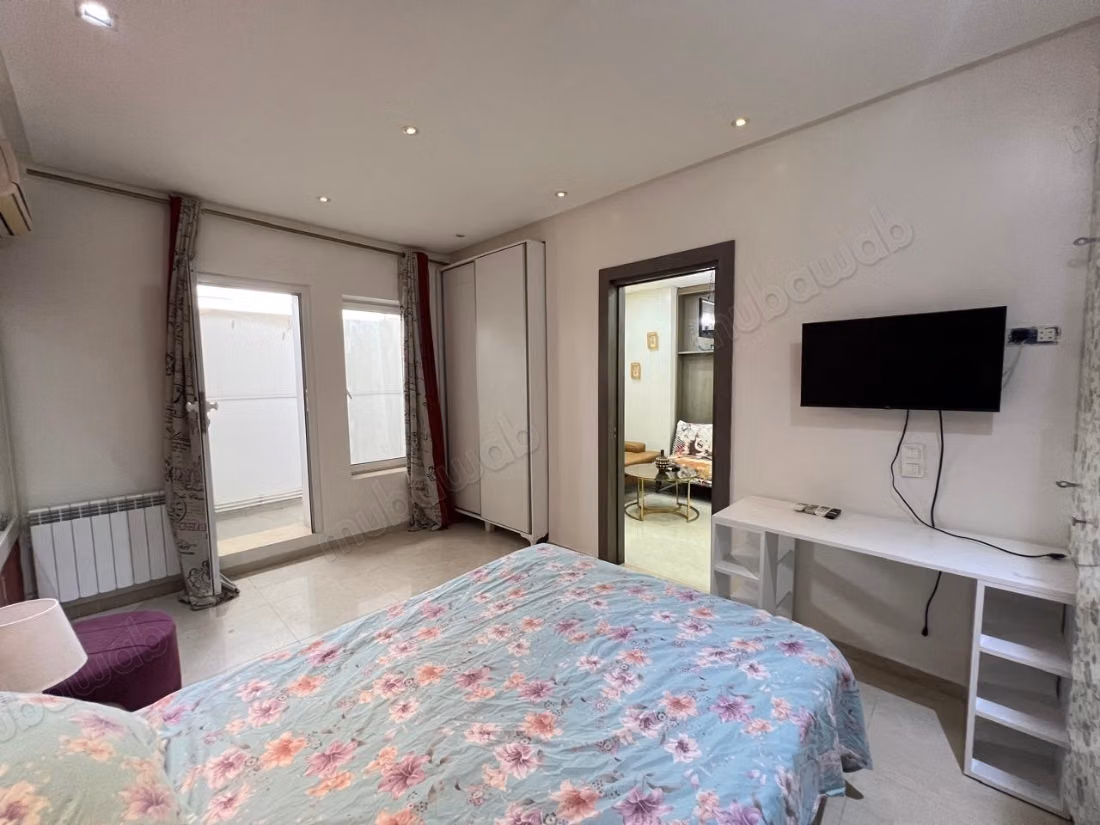 Location d'un appartement à Nabeul. Surface de 70 m². Bien meublé