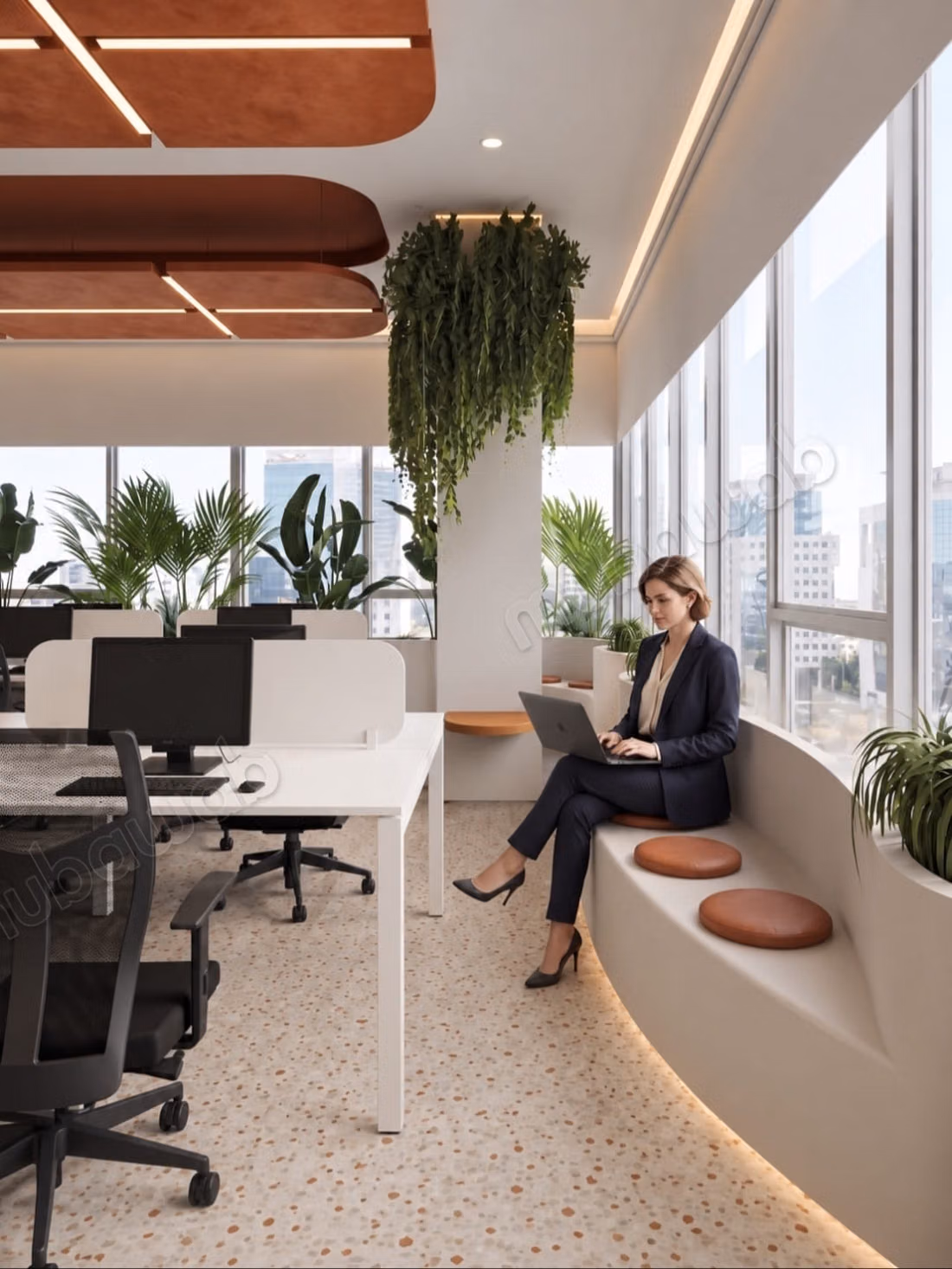Bureau Neuf Meublé De 362 M² En Location Sur CFC