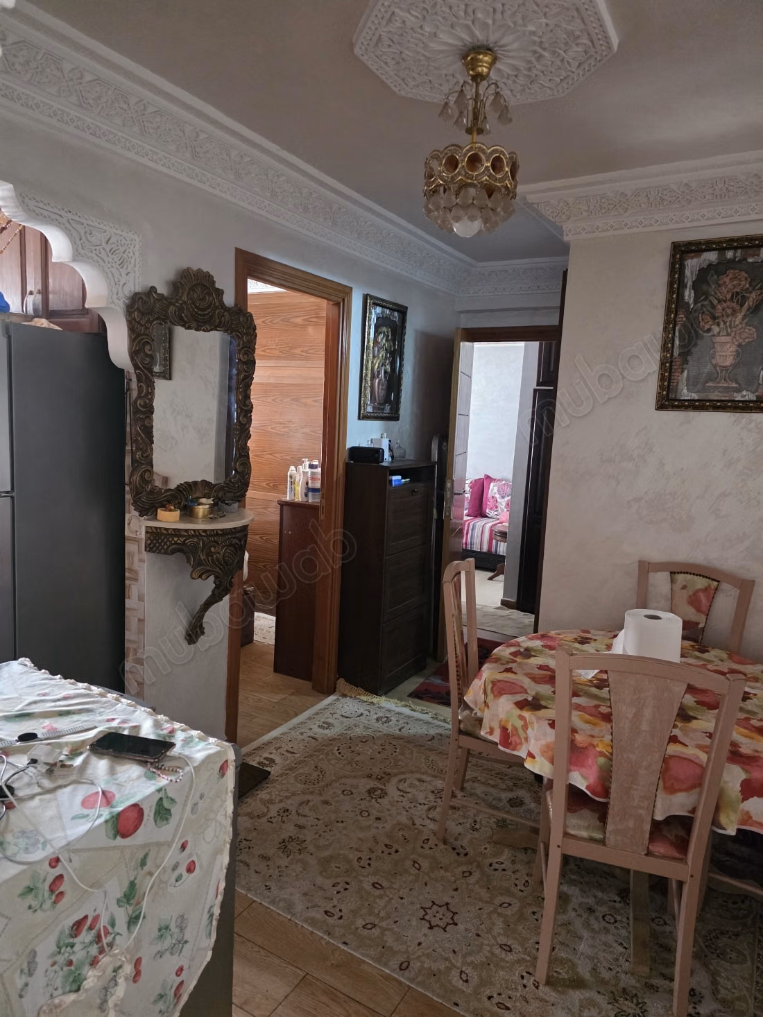 Bel appartement à vendre à Sidi Moumen 4 grandes chambres. Nouveau mobilier