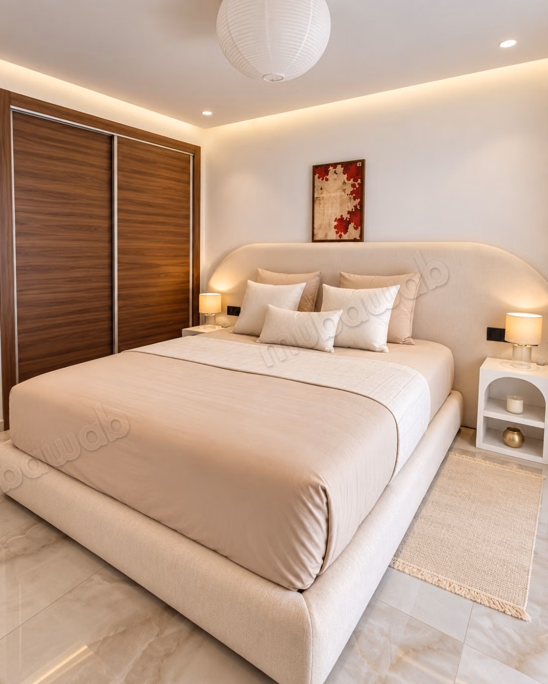 Superbe appartement à louer à Guéliz. Superficie 59 m². Conciergerie à disposition, système de climatisation