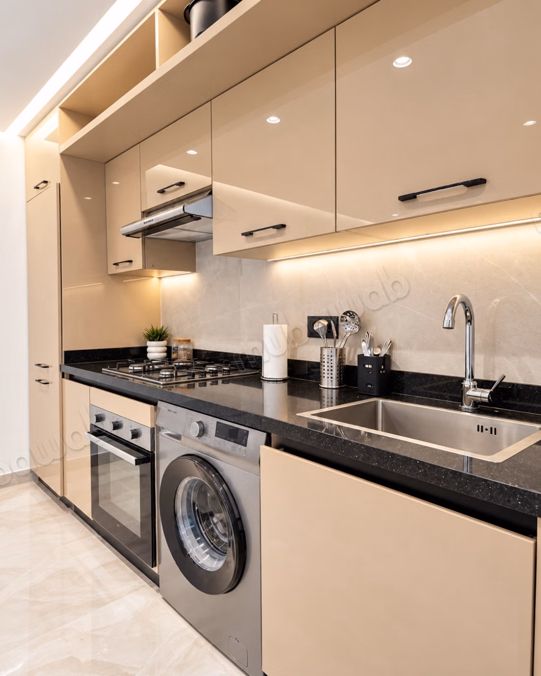 Superbe appartement à louer à Guéliz. Superficie 59 m². Conciergerie à disposition, système de climatisation