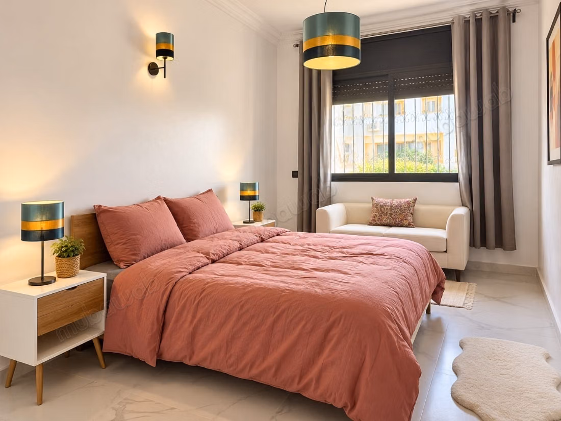 Superbe appartement à louer à Agdal. 2 chambres. Meublé