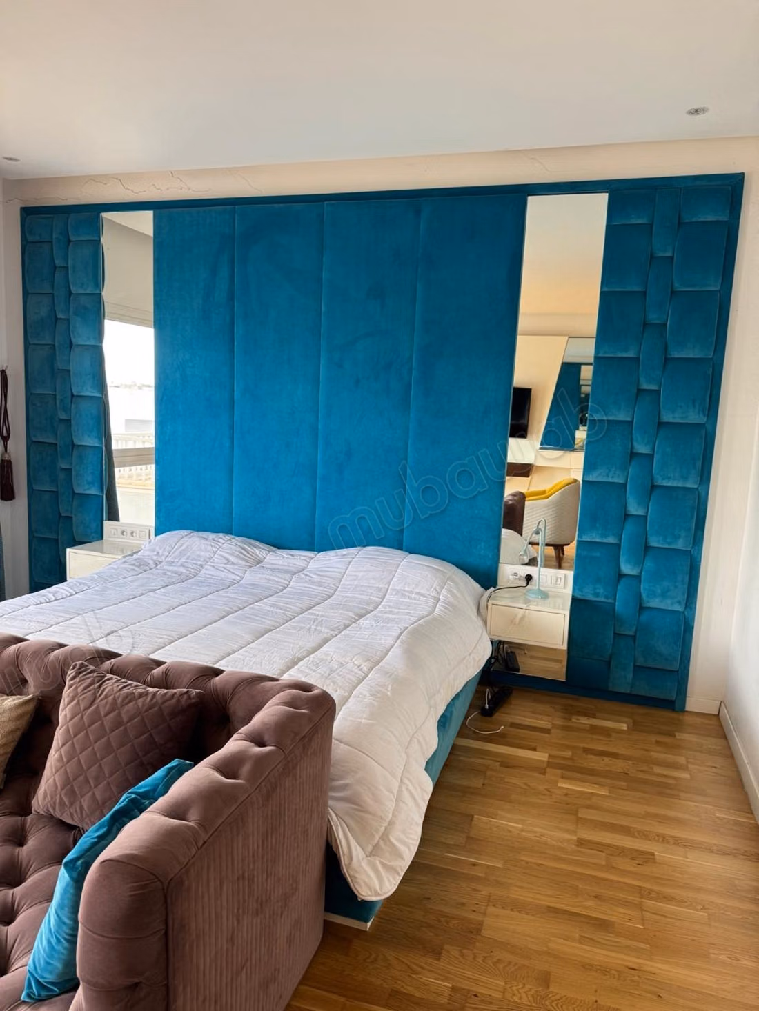 Belle villa à louer à Manzeh, Route Zahir, communauté de Manzeh. Superficie 800 m². Meublée