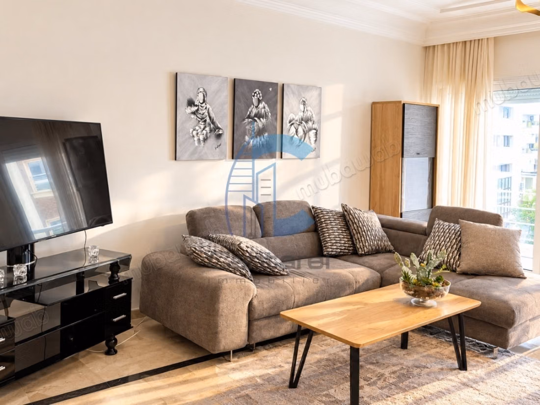 À louer – spacieux appartement de 200 m² avec balcons et garage – boulevard abdellatif ben kaddour