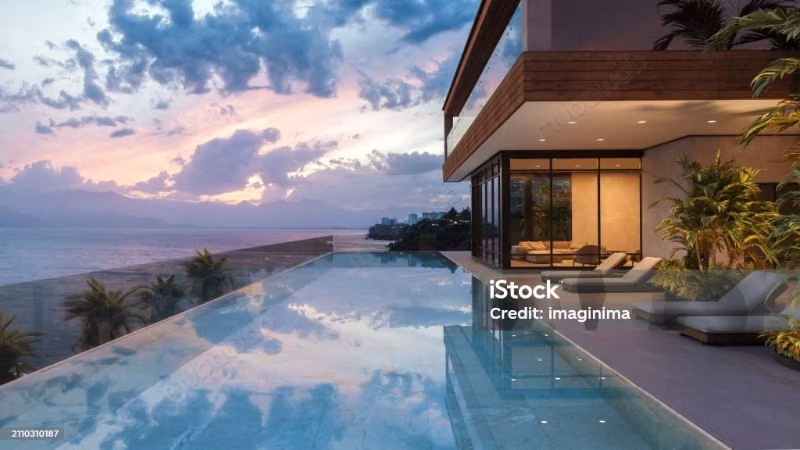 Villa land 968 m2 with sea view in ANFA
