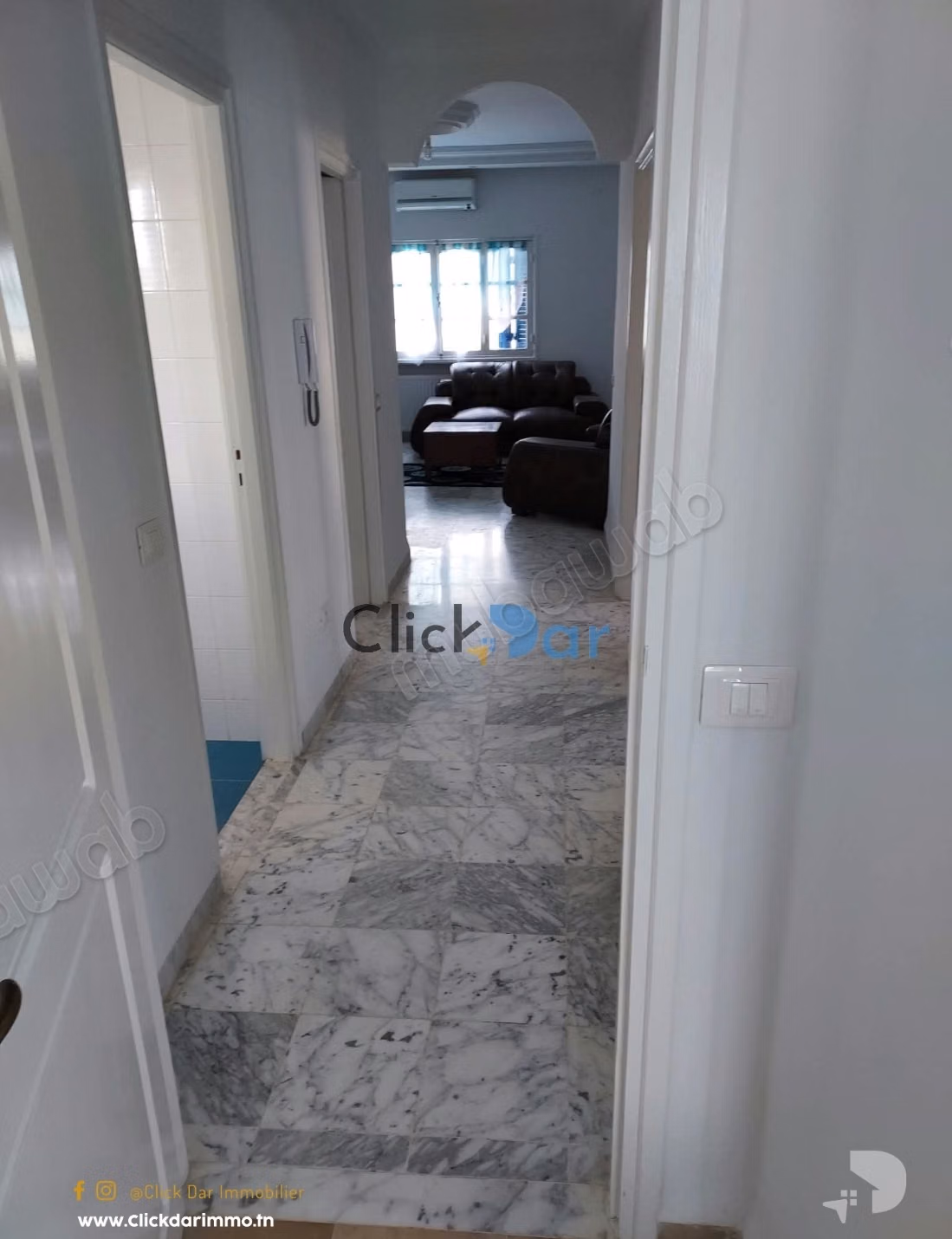 Appartement S2 location annuelle Hammamet