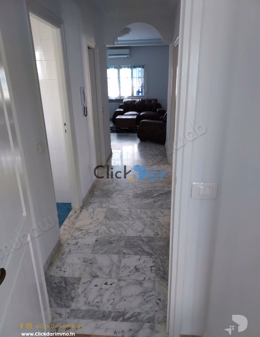 Appartement S2 location annuelle Hammamet