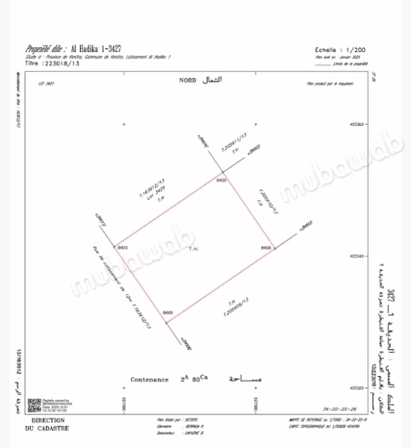 Villa perceel 280 m²