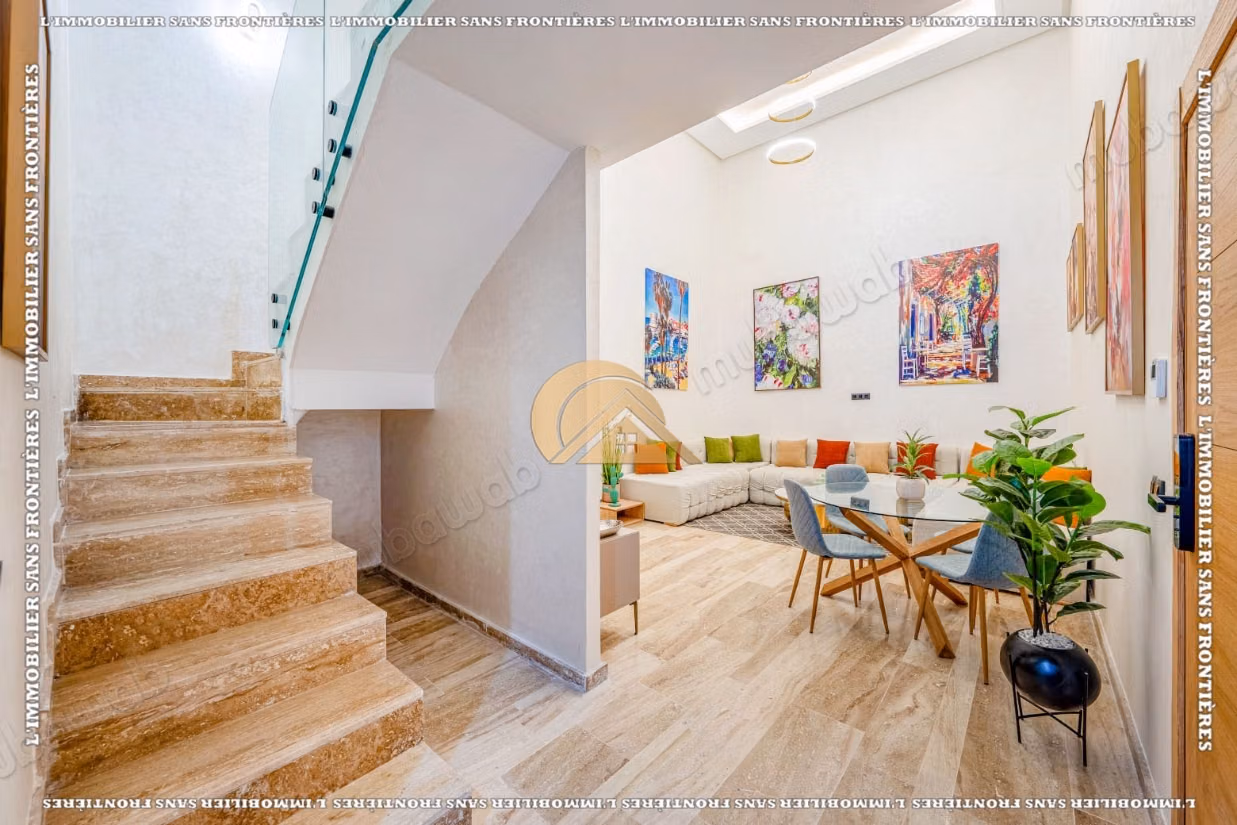 Duplex meublé à vendre à Guéliz