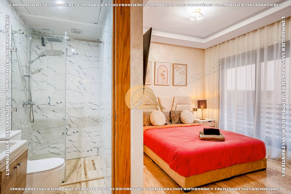 Duplex meublé à vendre à Guéliz