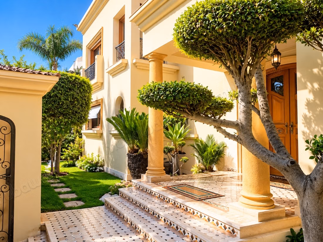 Casa lujosa en venta en California. 4 habitaciones agradables. Piscina, aire acondicionado