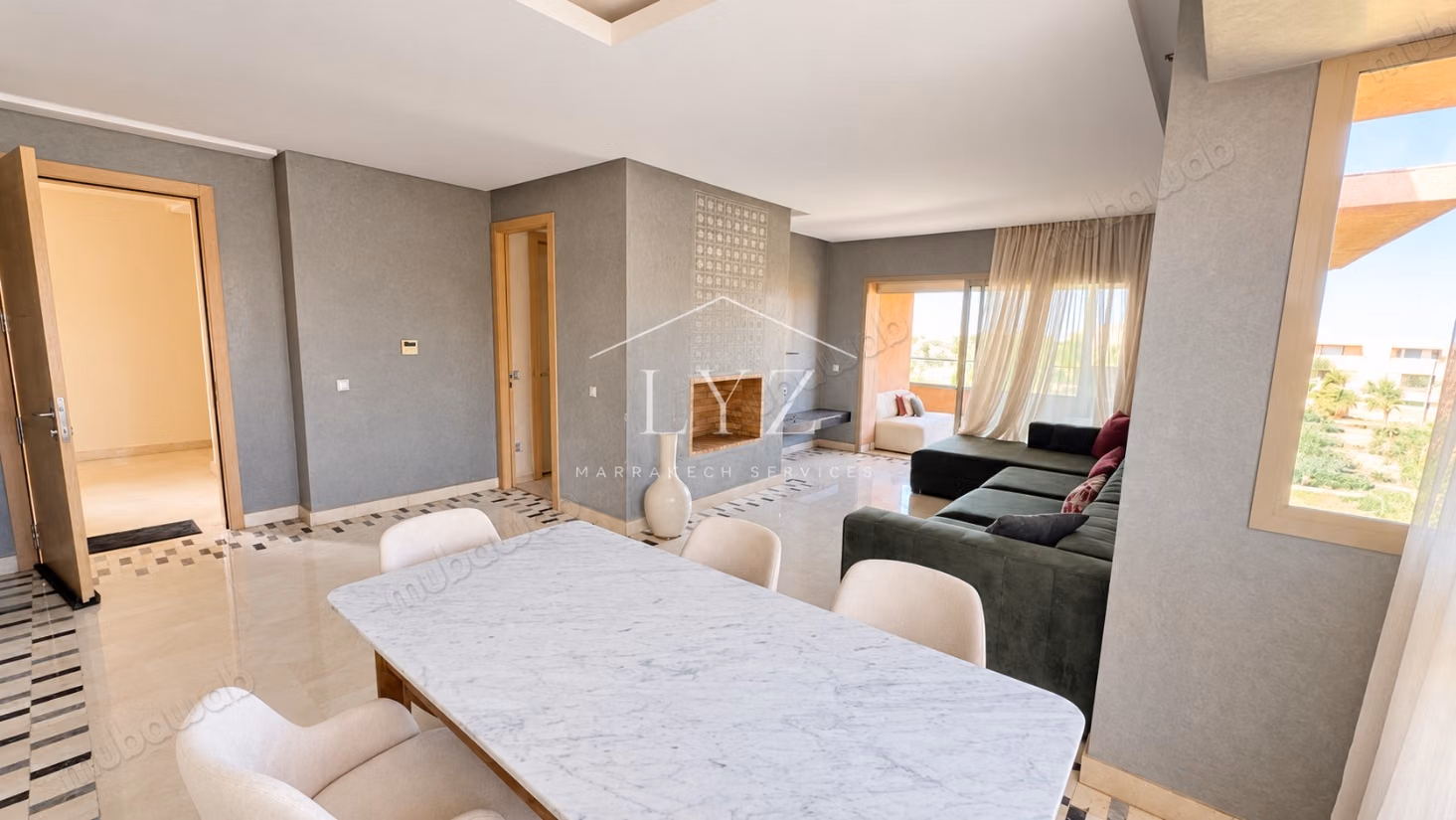 Furnished apartment for rent in Agdal Prestigia Marrakech