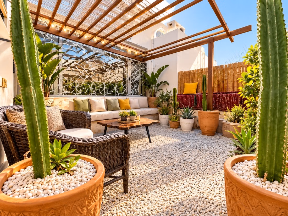 Étage de Villa luxueux meublé à louer sur Oasis 3 Chambres 180M2