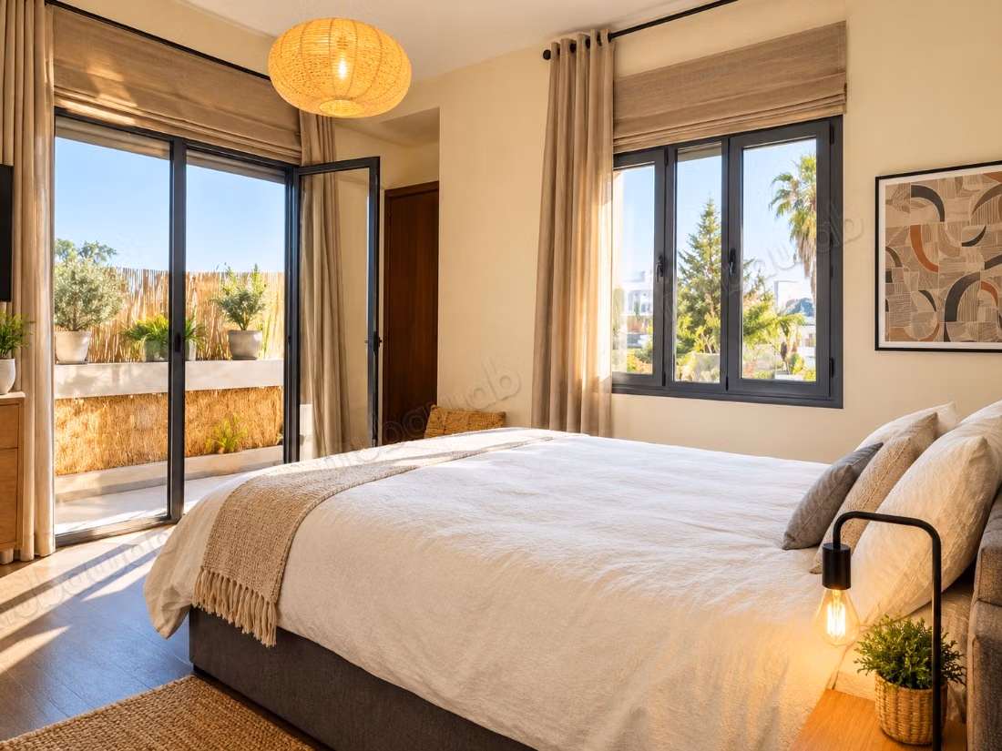 Étage de Villa luxueux meublé à louer sur Oasis 3 Chambres 180M2