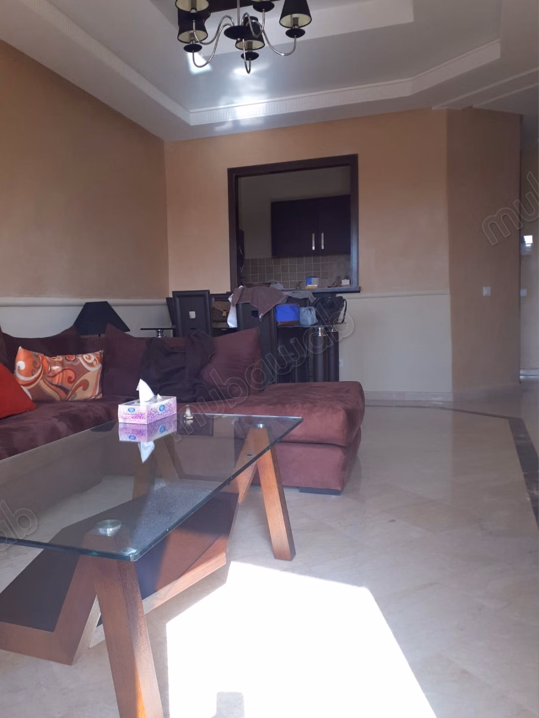 Bel appartement meublé à louer sur la route de Casa