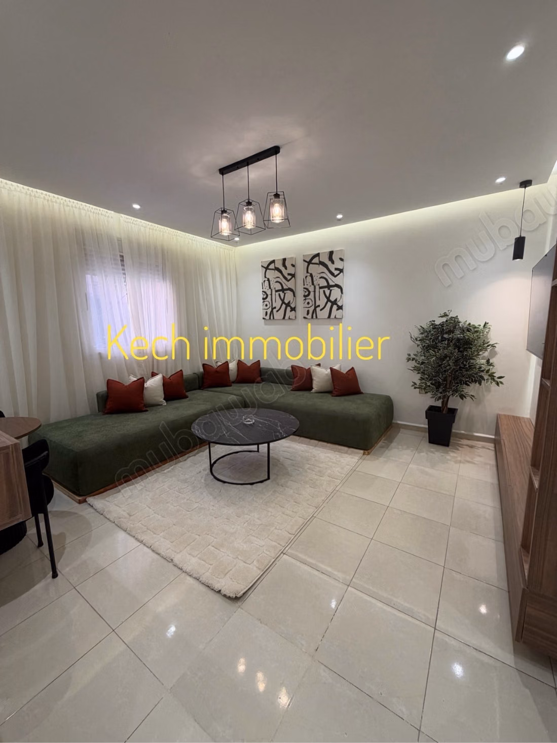 Bel appartement en location à Route de Safi.
Superficie 68 m².
Bien meublé