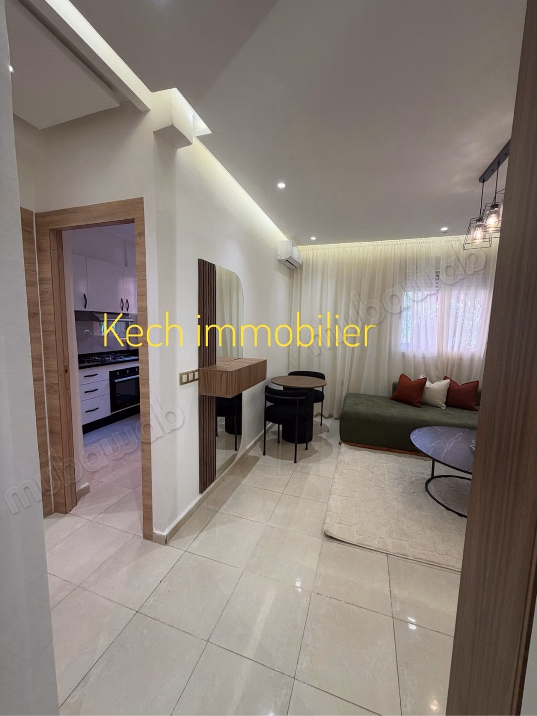 Bel appartement en location à Route de Safi.
Superficie 68 m².
Bien meublé