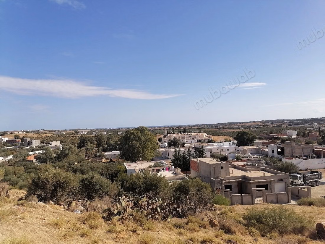 Terrain 767 m² Hammamet 
Vue panoramique