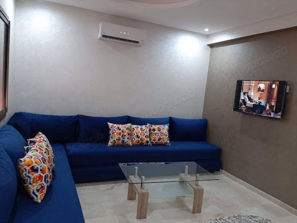 Bel appartement en location à Route de Safi. 
3 pièces. 
Bien meublé