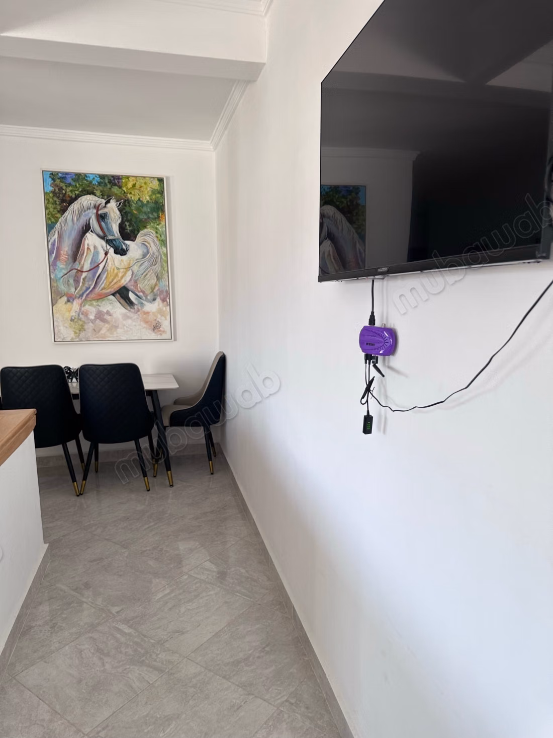 Appartement à louer à Saniat Errmel Peut être loué meublé ou vide. 
6 pièces confortables. Bien meublé