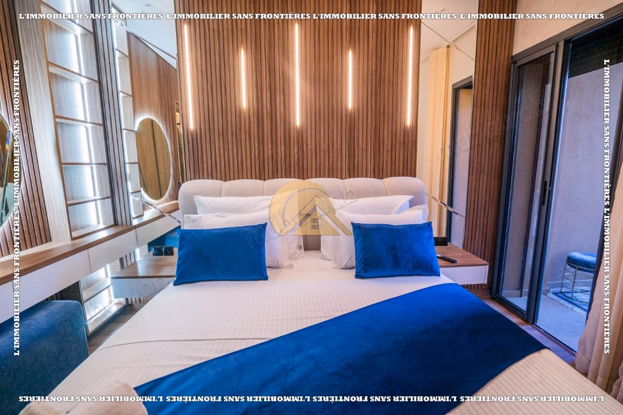 Gemeubileerd appartement te huur in Guéliz
