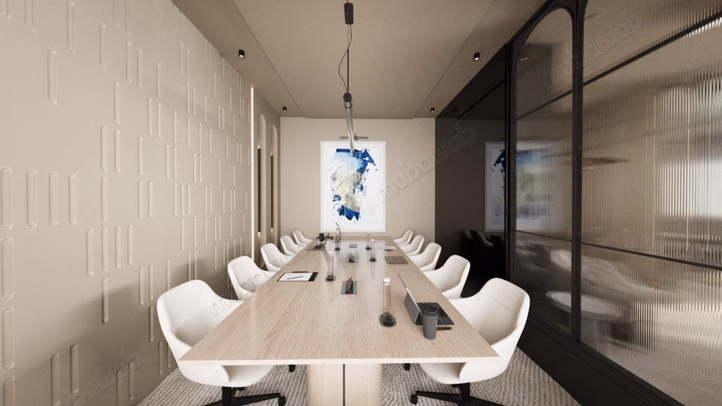 Bureau Prime 155 M² Aménagé Meublé Neuf