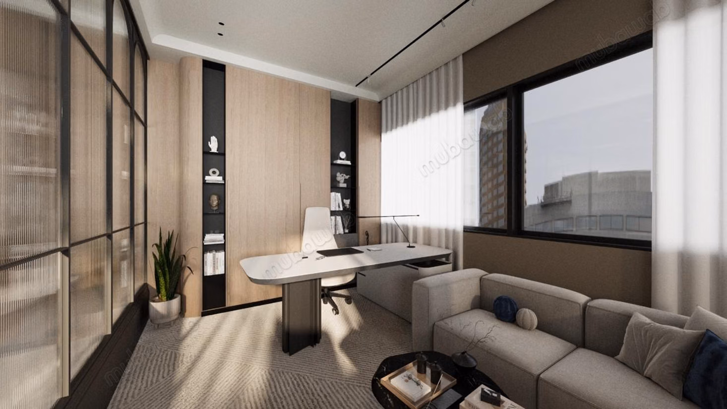 Bureau Prime 155 M² Aménagé Meublé Neuf