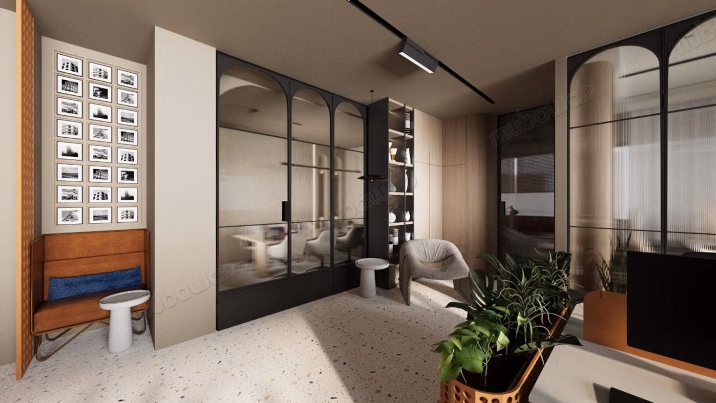Bureau Prime 155 M² Aménagé Meublé Neuf