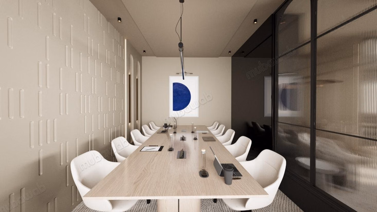 Bureau Prime 155 M² Aménagé Meublé Neuf