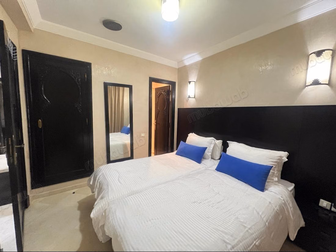 Appartement 97 m² en location meublé à Route Casablanca à Marrakech. 2 chambres. Bien meublé, résidence avec piscine