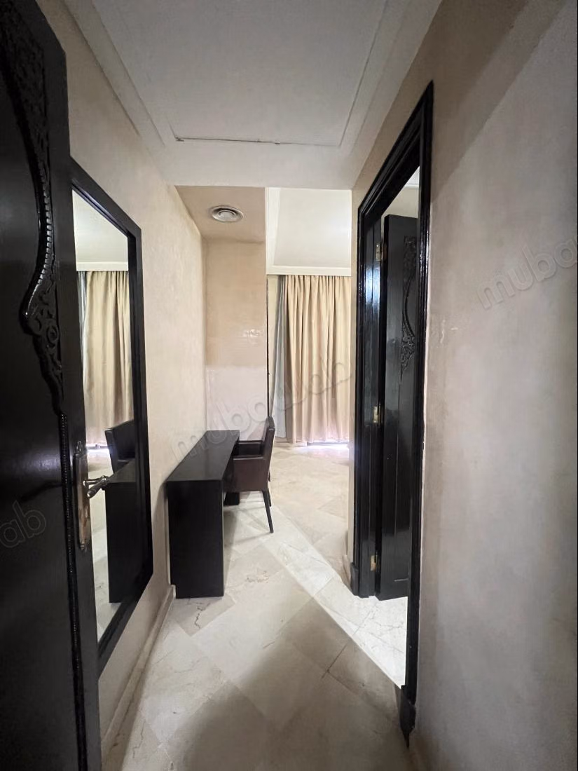 Appartement 97 m² en location meublé à Route Casablanca à Marrakech. 2 chambres. Bien meublé, résidence avec piscine