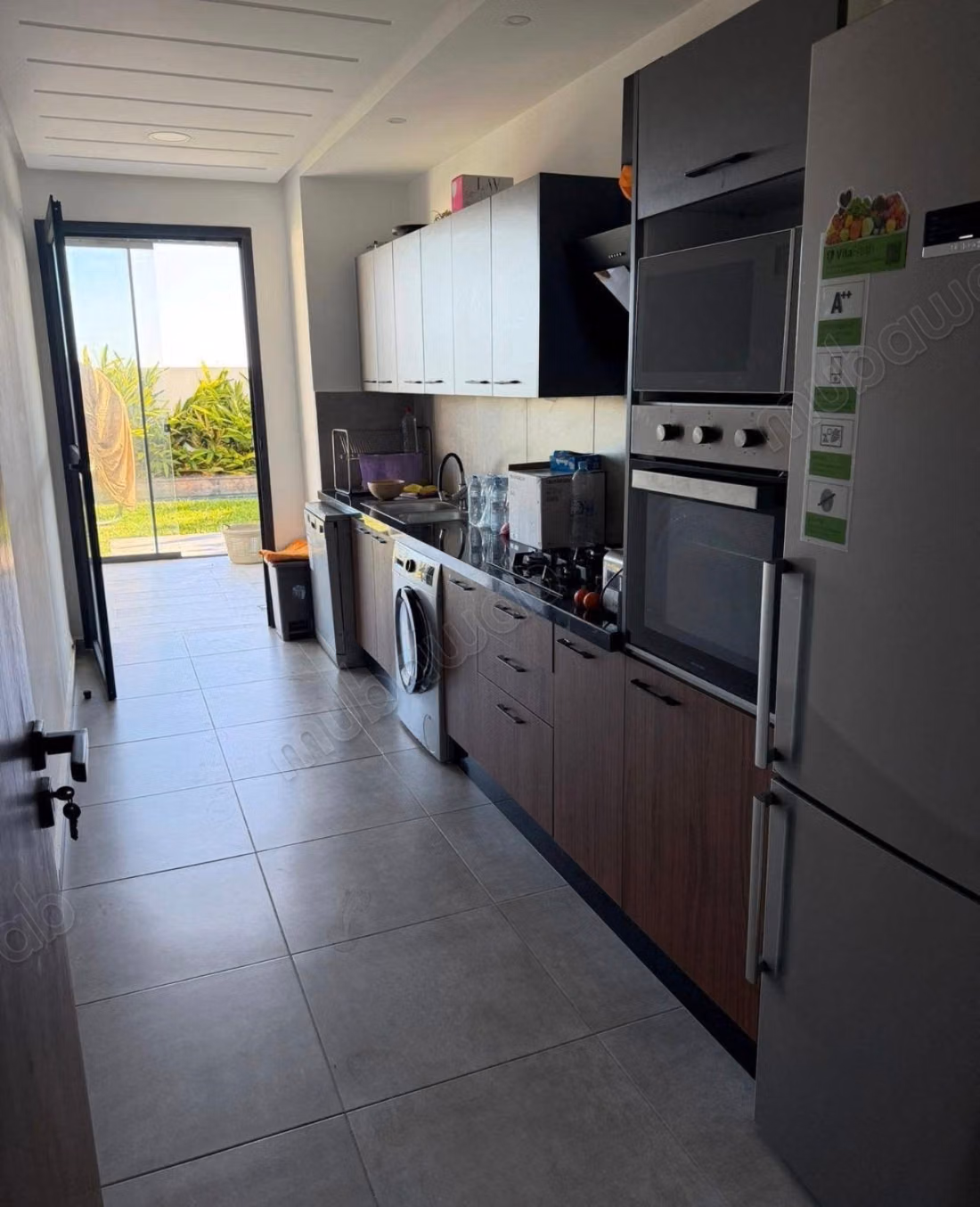 Appartement Rez jardin meuble à louer à dar bouazza