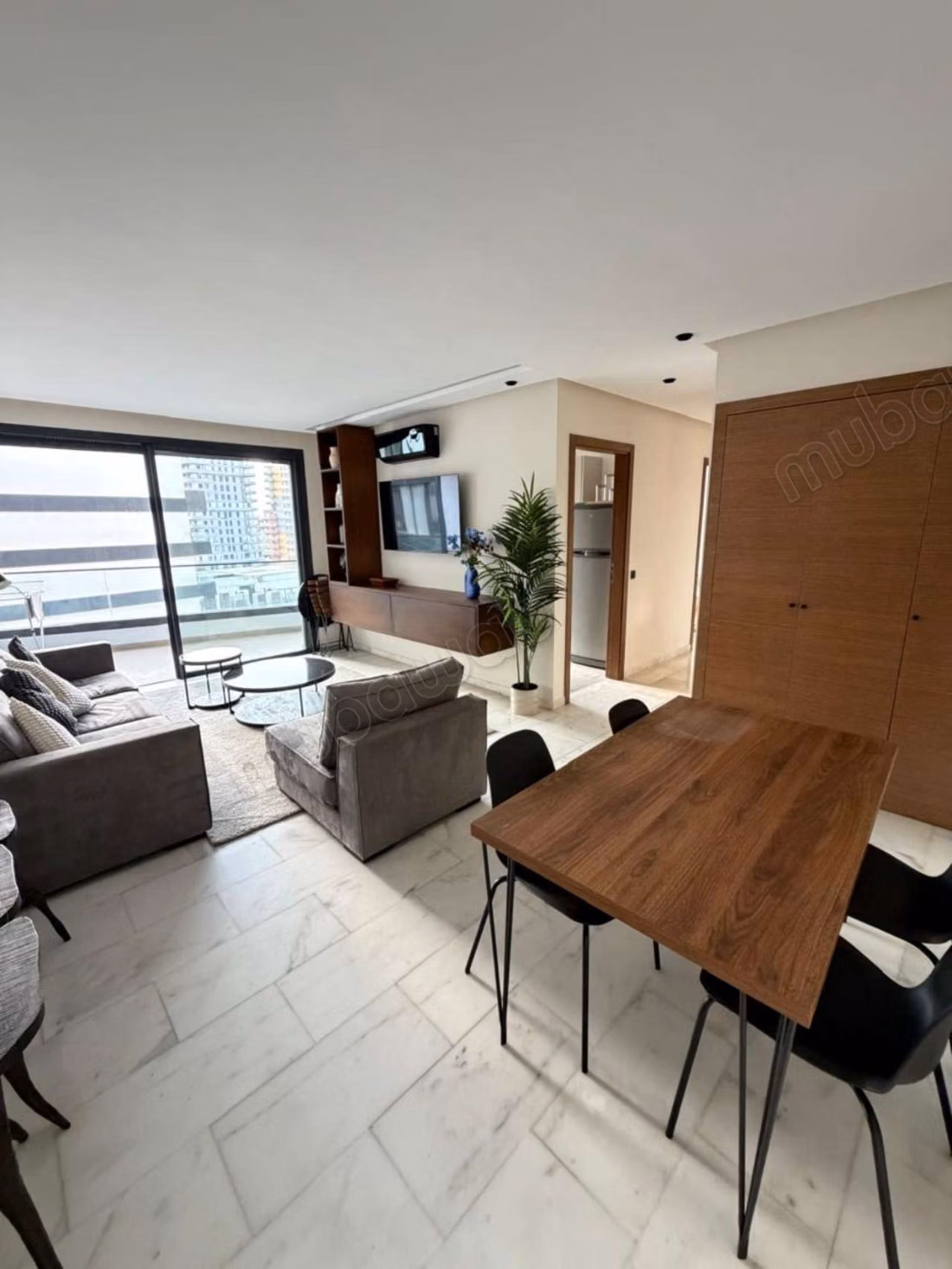 Très bel appartement meublé à louer 2 chambres à Casablanca 
Finance City
