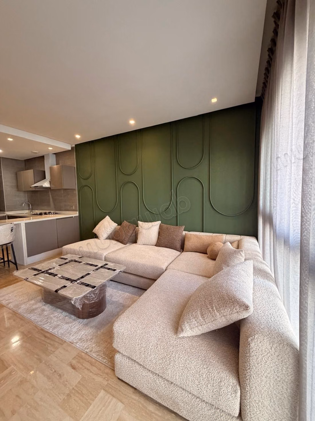 Appartement en location à Casablanca Finance City. 1 Pièce. Meublé