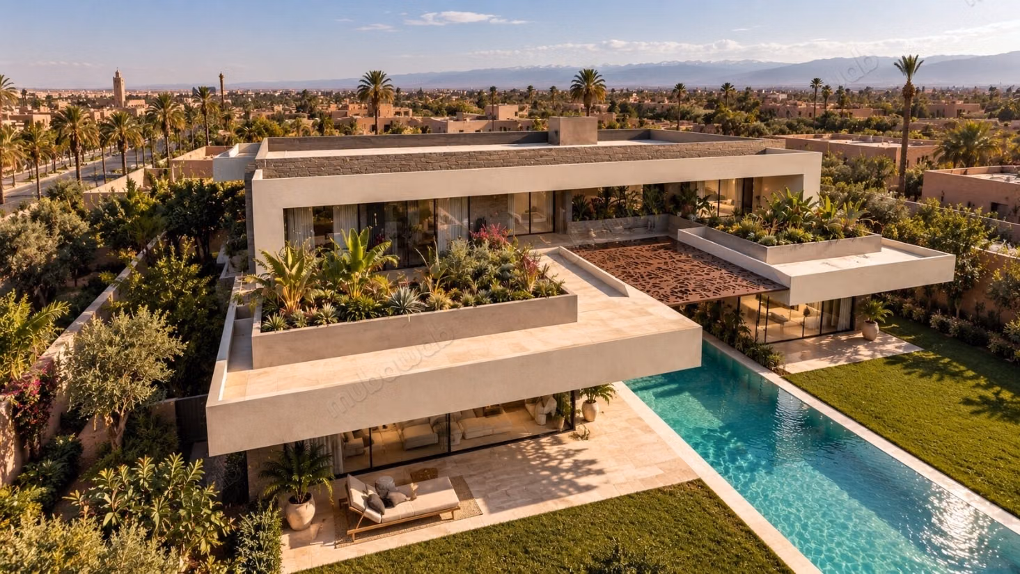 Villa de luxe sur plan – 1300m² à Hivernage