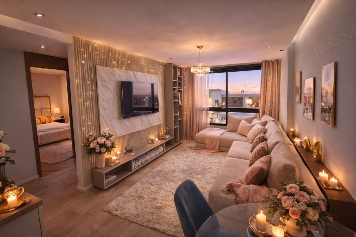 Appartement en location à Hay Palestine. 
1 chambre. 
Terrasse et ascenseur
