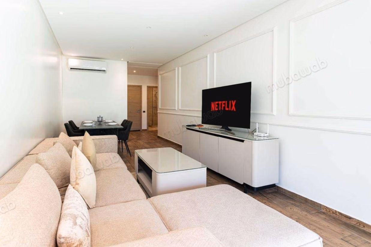 Appartement Rez De Jardin en location à prestigia.
Meublé