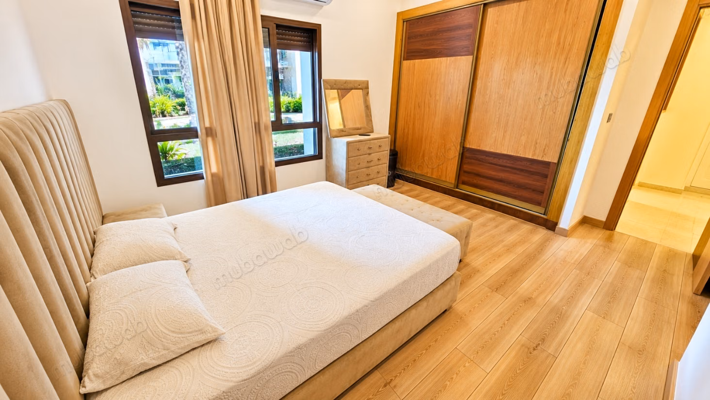 Appartement 92m² rez de jardin meublé à Californie