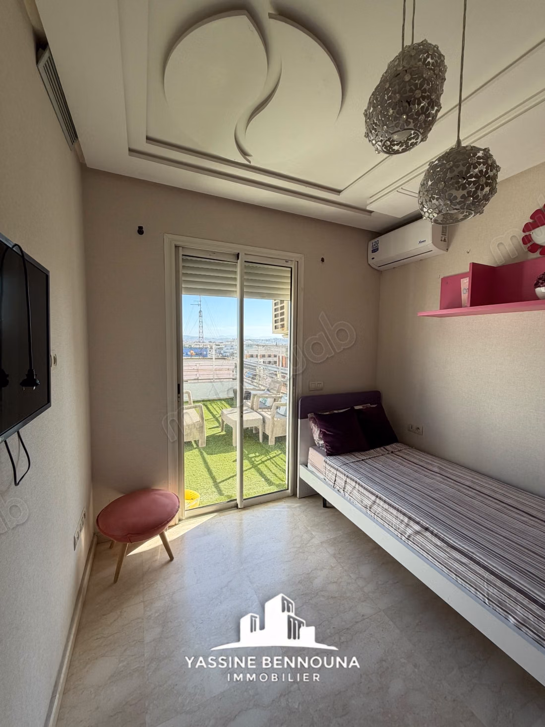 Te huur - weelderige duplex in het hart van Tanger