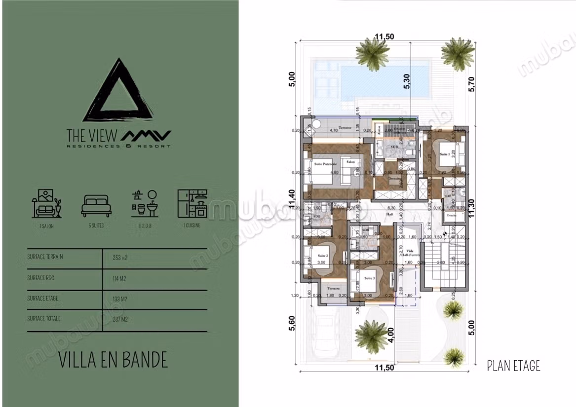 Novità ATLAS MOUNTAIN VIEW Villa 5 suite