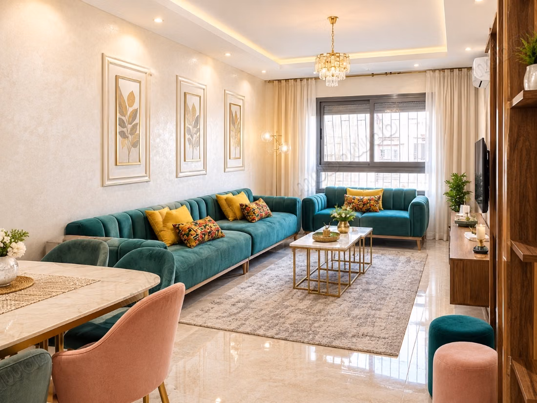 A VENDRE Appartement 2 CHAMBRES haut standing de 79 m² à Belvédère,
Casablanca