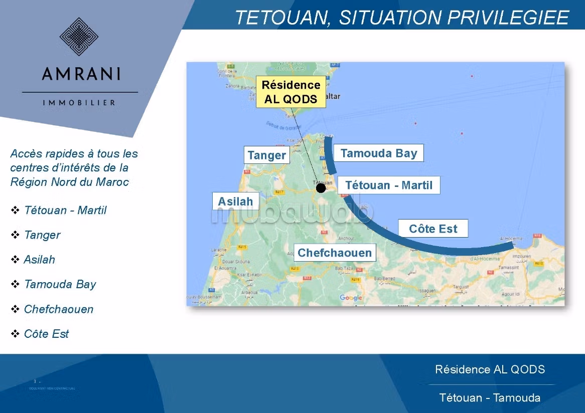 Lancement commercial - Résidence Al Qods à Tétouan