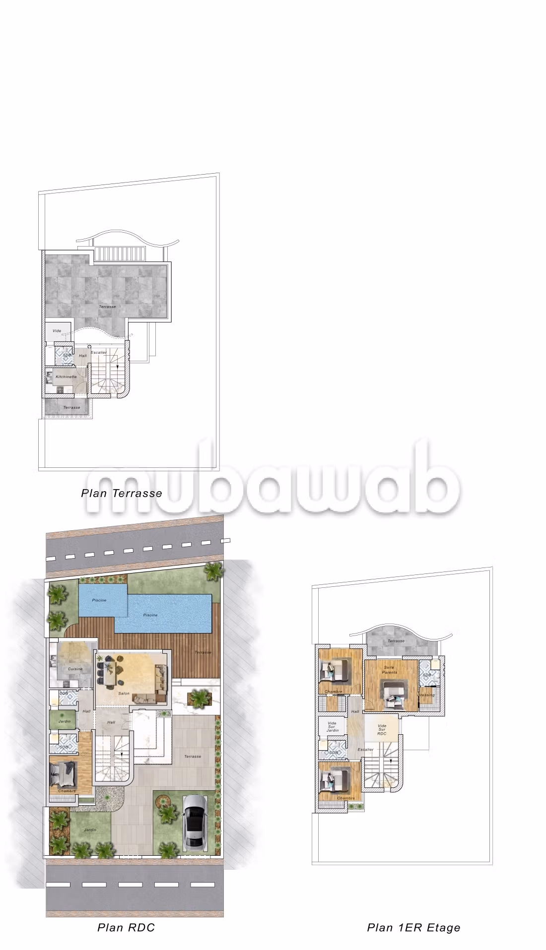 Compound Palm House - Monastir, tourist area