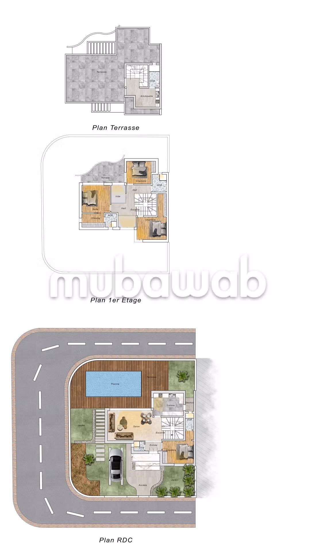 Compound Palm House - Monastir, tourist area