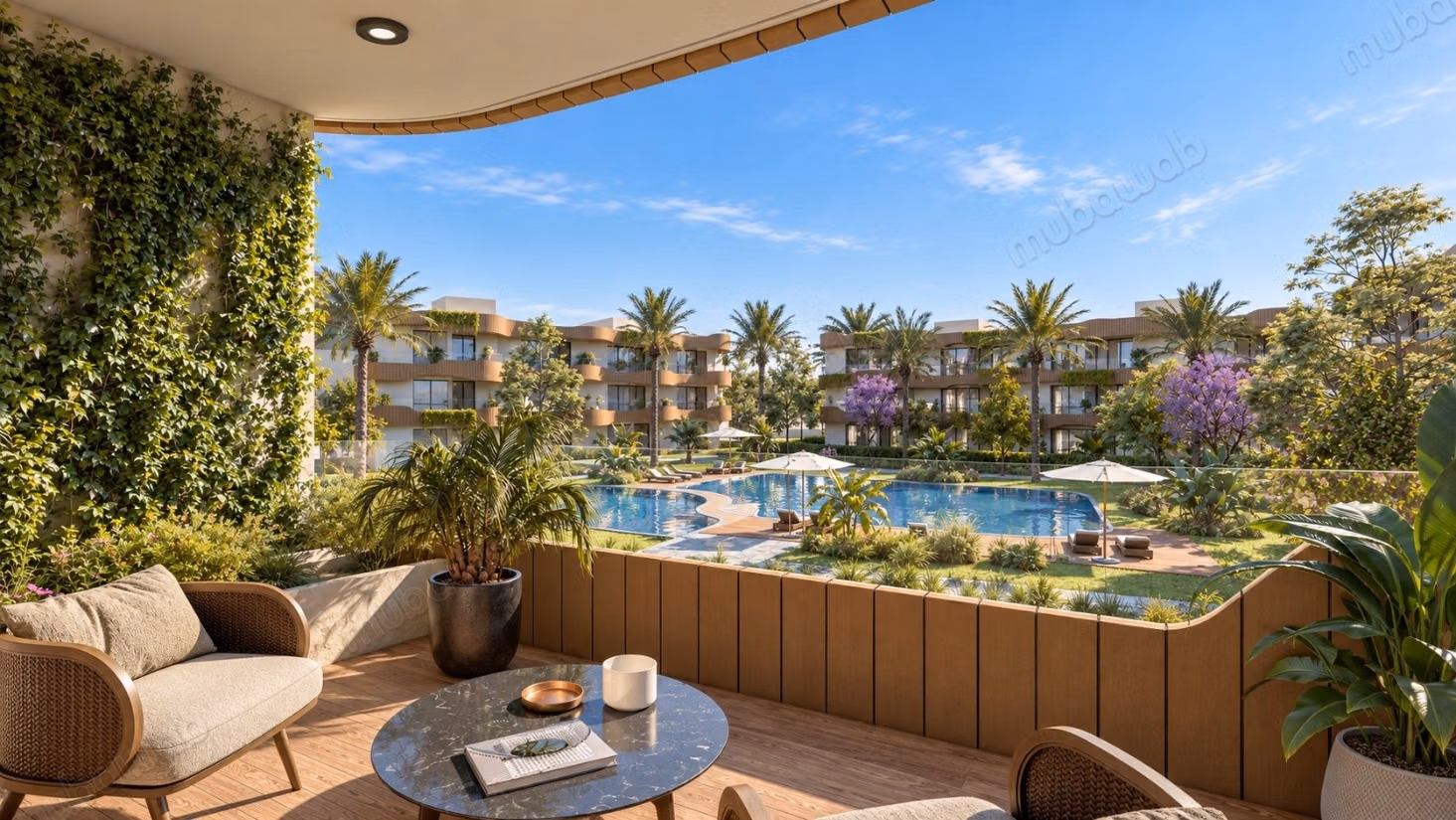 M Resort: شقق مع لاغون، أداء بدون فوائد